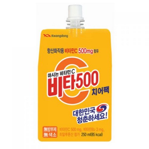 광동제약 비타500 치어팩, 250ml, 40개