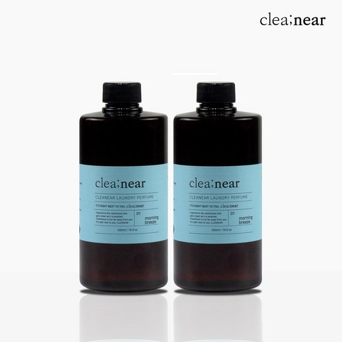 클리니어 모닝브리즈 고농축 향기좋은 섬유유연제 세탁향수, 세탁향수1+1, 1세트, 1000ml