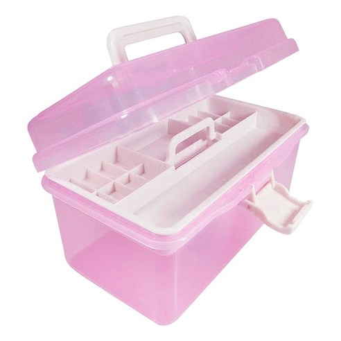 Deoxygene 1Pcs 플라스틱 보관 상자 화장품 립스틱 홀더 데스크탑 도구 컨테이너, 1개, 분홍