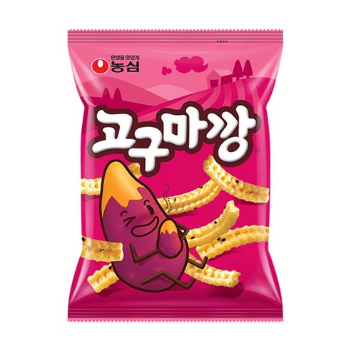 농심 고구마깡, 83g, 10개