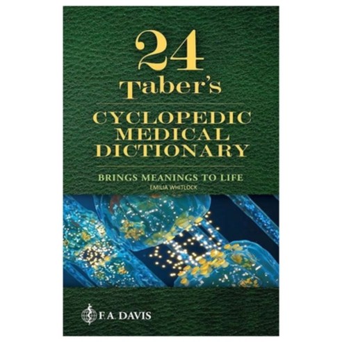 (영문도서) Taber''s Cyclopedic Medical Dictionary Paperback, Independently Published, English, 9798853119741
