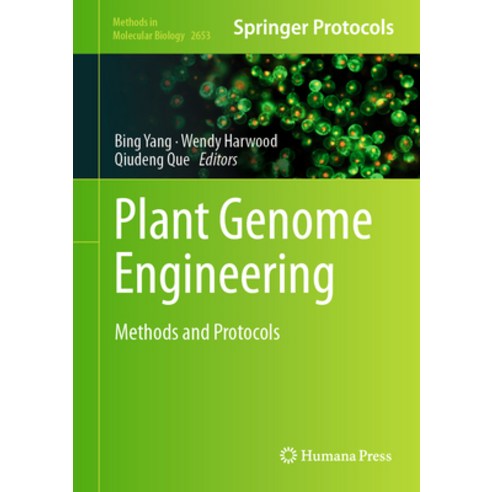 (영문도서) Plant Genome Engineering: Methods and Protocols Hardcover, Humana, English, 9781071631300