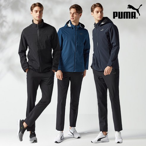   [PUMA] NEW 푸마스포츠 남성 후드탈착 경량 트레이닝세트 3종 택1