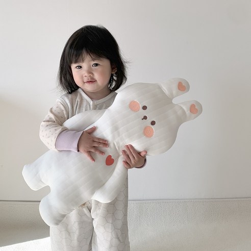 돗투돗 시원한 듀라론 냉감 아기 바디필로우 인형, 베이비바니