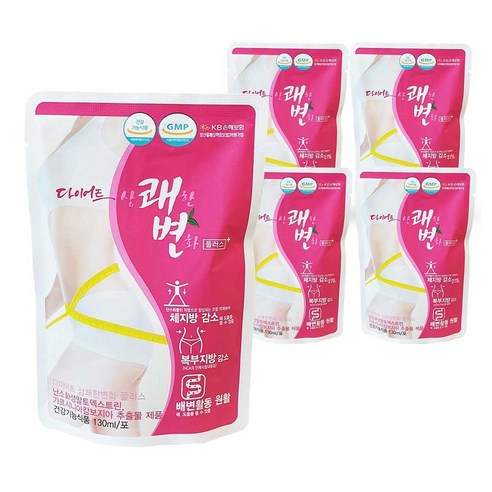 다이어트 상쾌한변화 플러스, 130ml, 5개