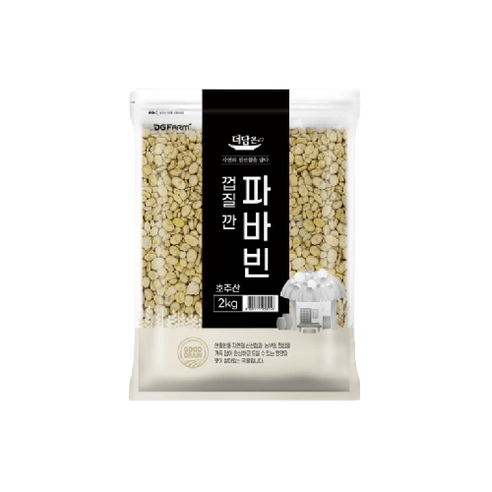 더담은 껍질 깐 파바빈, 2kg, 1개