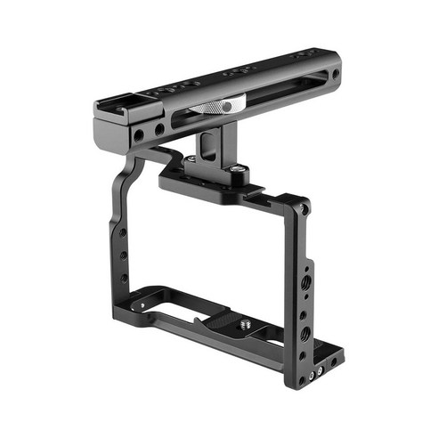 Xzante C19 카메라 케이지 사진 비디오 키트 적합 용 Fuji XT2/XT3 DSLR 장비 디지털, 검은 색