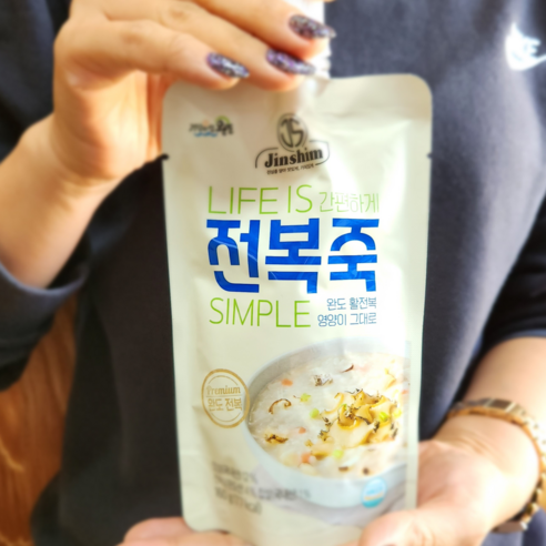 짜먹는 진심 전복죽, 1박스, 160g
