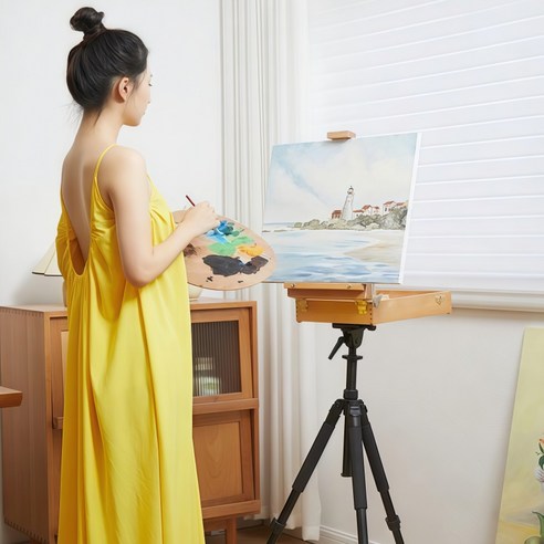 공간 제약 없이 그림 그리는 즐거움을, 접이식 이젤 화대