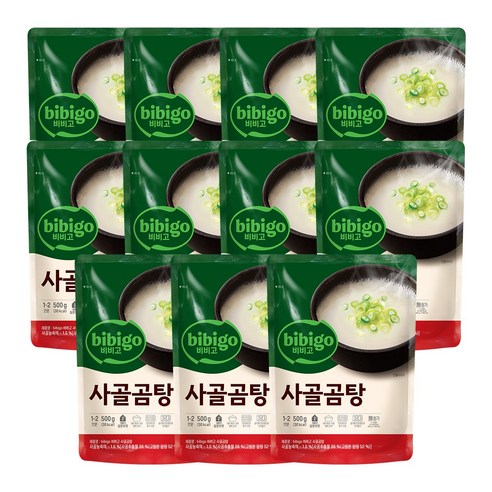 비비고 사골곰탕, 500g, 11개