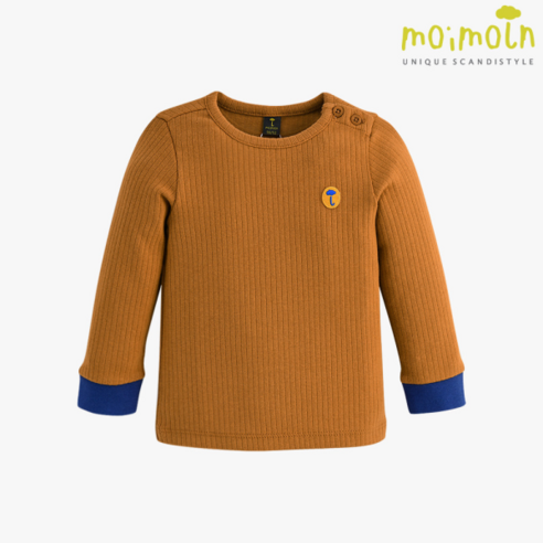 모이몰른 모이몰른 클립핏인 골지스판티셔츠 M214TSF08P 가을