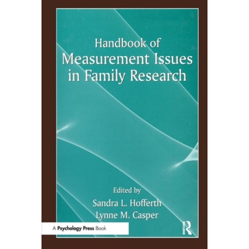 (영문도서) Handbook of Measurement Issues in Family Research Paperback, Routledge, English, 9780415648219