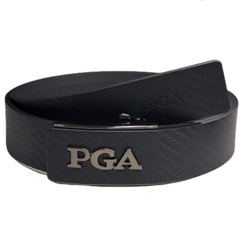 PGA 남성 골프 프리미엄 통가죽 자동 벨트 PGA111, PGA111 블랙