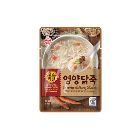 오즈키친 영양닭죽, 450g, 4개 죽간