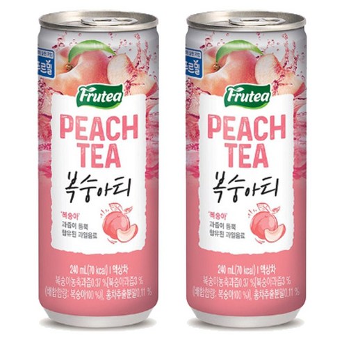 푸르밀 푸르티 복숭아티 240ml