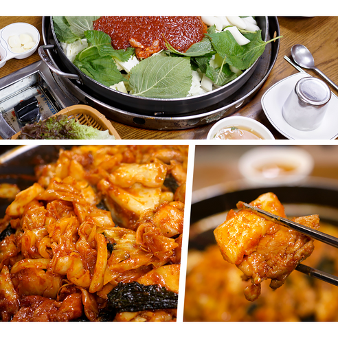 서울3대 철판 닭갈비 [매장직배송] 용산 오근내 닭갈비 2인분 (오리지널), 1세트, 1.7kg