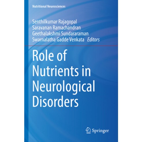 (영문도서) Role of Nutrients in Neurological Disorders Paperback, Springer, English, 9789811681608
