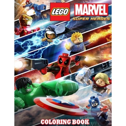 Lego Super Heroes coloring book: Great Coloring Book for Kids and Fans -High Quality Lego Super Hero... Paperback, Independently Published