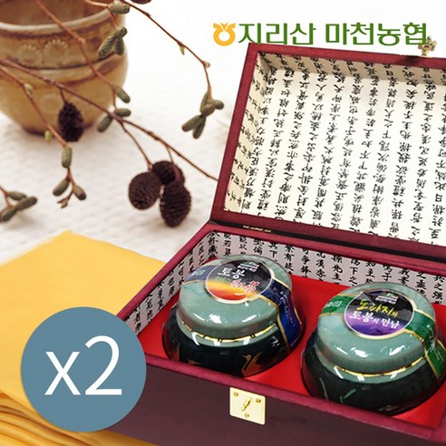 마천농협 국내산 홍삼 도라지 도자기 꿀  선물세트 2개 리뷰후기