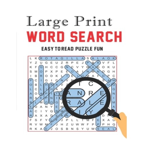 Large Print Word Search: Easy to Read Puzzle Fun Paperback, Independently Published, English, 9798697646311