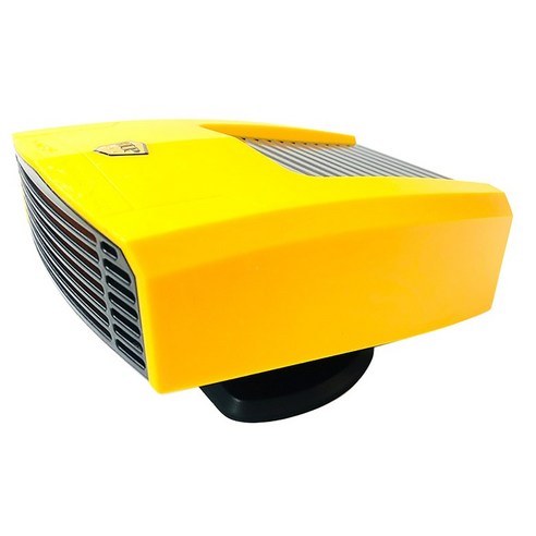 노 브랜드 자동차 앞 유리 난방 냉각 팬 200W 빠른 히터 서리 제거 장치 Demister 12V-Yellow, 1개