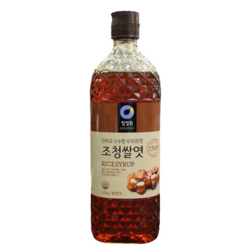 대상 청정원 조청쌀엿 1.2kg 식품  장/소스 소스/드레싱/식초 물엿, 1, 1200g, 1200g Best Top5