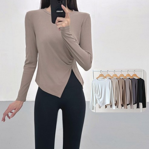 로라벨 린트 셔링 필라테스복: 감각적인 멀티템의 매력 겨울필라테스복