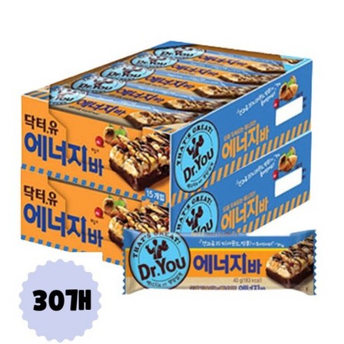 오리온 닥터유 오리지널 에너지바, 40g, 30개