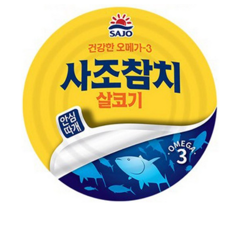 사조 살코기 참치 안심따개, 135g, 4개