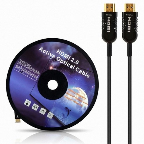 넥스트 HDMI 2.0v ACO 하이브리드 광케이블 NEXT-2005HAOC 5m, 혼합색상, 1개