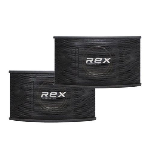 노래방스피커 REX STM 3종(6/8/10인치) 매장 카페 업소 가정용 1조(2개), 10인치 (RX-100)