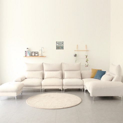 갓성비 끝판왕! 자네트 에이지 6인용 코너형 소파, 지금 바로 거실 인싸템 등극!