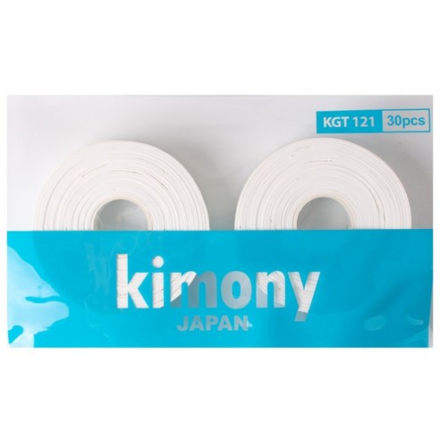 키모니 대용량 대회용 선물용 30P 롤 오버그립 테이프, 화이트, 30개