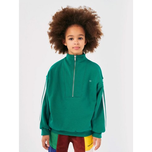 [BOBO CHOSES] 보보쇼즈 24FW 아동 집업 맨투맨 BC zipped sweatshirt B224AC056