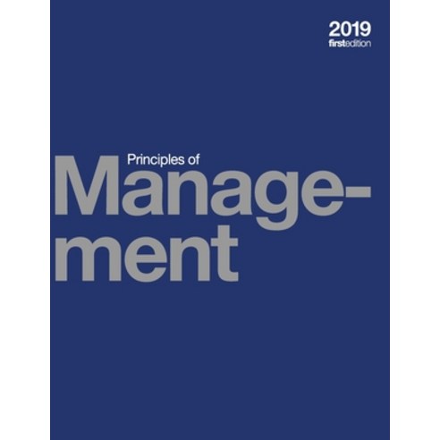 (영문도서) Principles of Management Paperback, Not Avail, English, 9781998109166