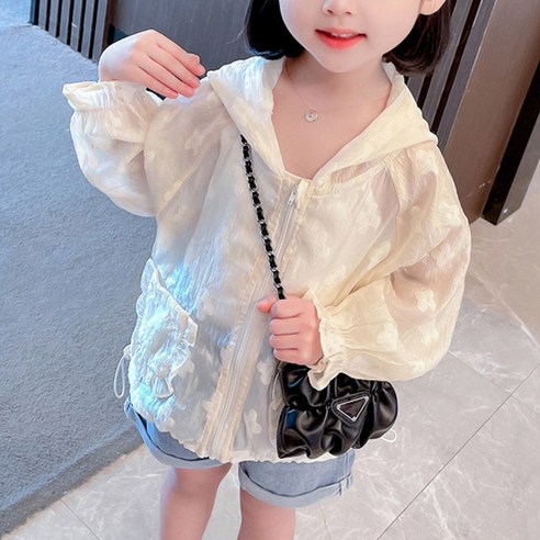도오빠 비비니아 아동 여아 아우터 후드 바람막이