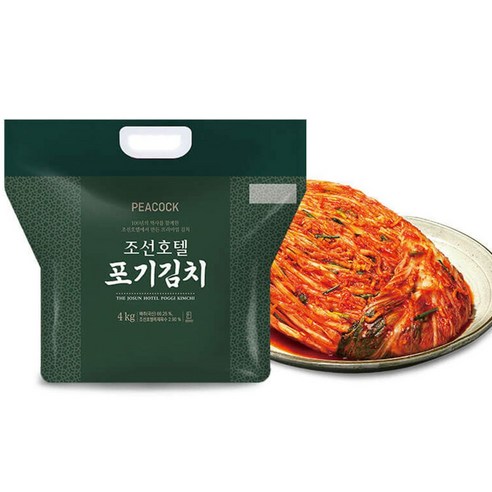 조선호텔김치 포기김치 4kg, 1개