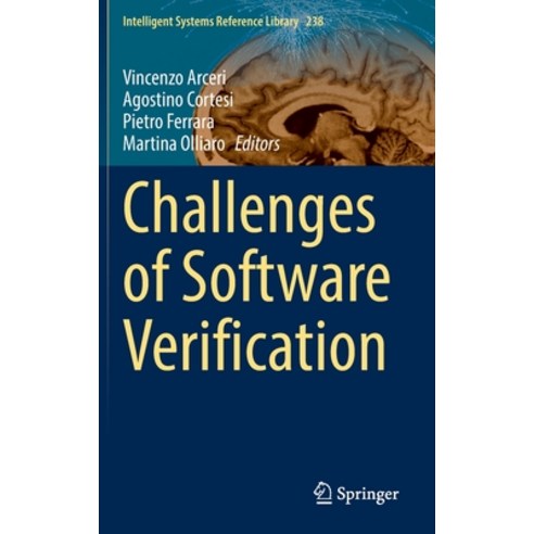 (영문도서) Challenges of Software Verification Hardcover, Springer, English, 9789811996009