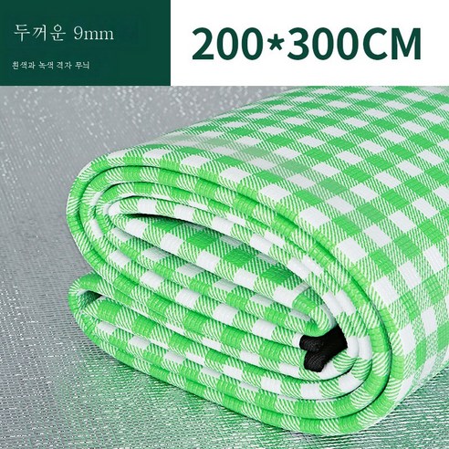 DFMWI.피크닉 매트.Picnic mat.--피크닉 매트 야외 캠핑 텐트 침침매트에 방수휴대용 비치 매트 야취평 방습매트, 녹색9Mm3x2