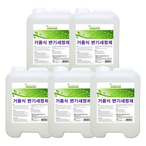 가우디 포세식 변기세정제 거품식 세정액 10리터 5세트, 5개, 10L