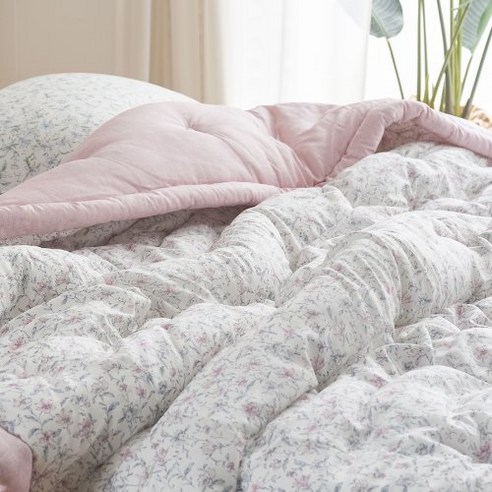 레오나 로얄홈 하니 모달100% 옥수수솜 차렵이불 리뷰 레오나이불