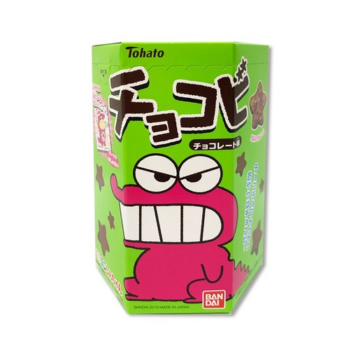 크레용 신짱 초코비 20g X 40개 1박스 짱구 과자 일본 수입과자