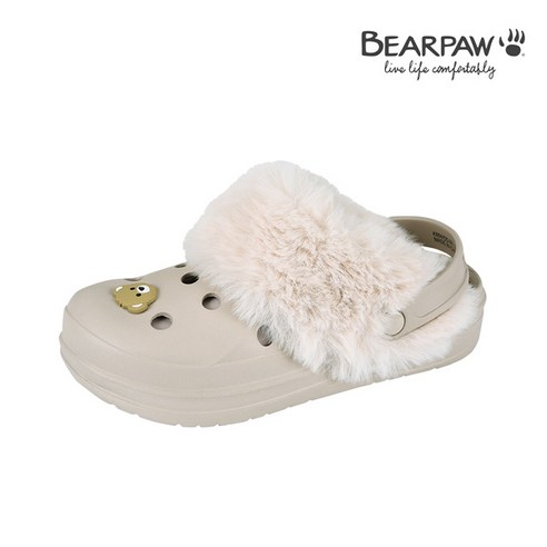 베어파우(BEARPAW) CONNIE KIDS 털 슬립온 K884030OD-K (털 탈부착 가능)