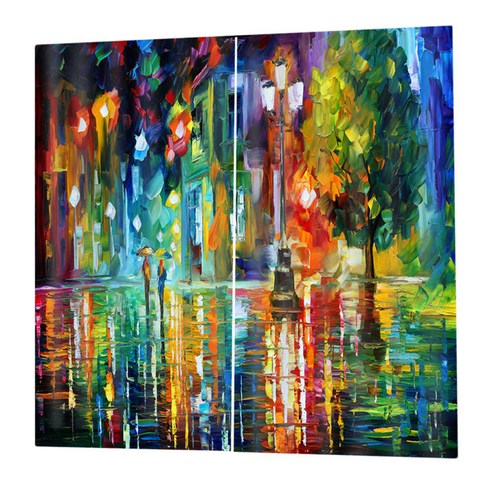 디지털 인쇄 3D 창 커튼 드레이프 2 패널 150x166cm 사진 배경막, J, 설명