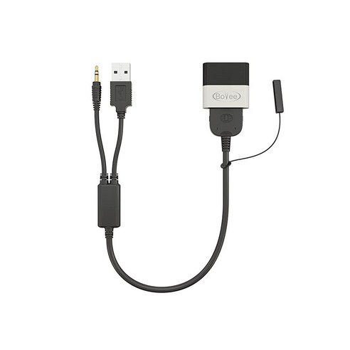 Bovee 1000 아이팟 통합 케이블 차량용 미니 쿠퍼 무선 블루투스 키트 BMW Y USB AUX, 1개