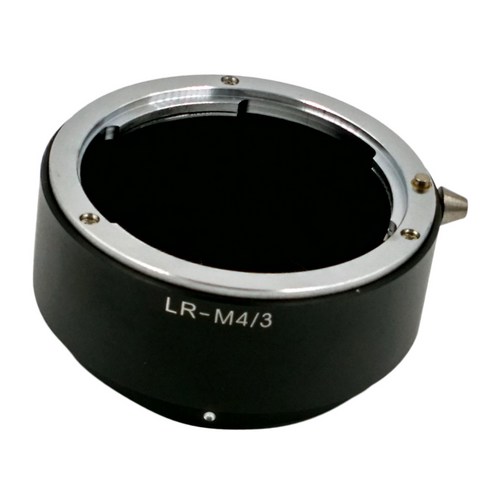 YSSHOP LR 렌즈-올림푸스 PEN E-P1 E-P2 E-P3 G1 GF1 GH1용 M4/3 렌즈 마운트 어댑터, 설명, 블랙, 알루미늄