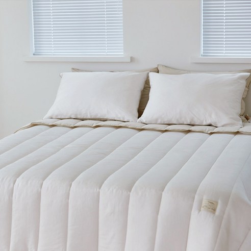 여름의 편안함을 위한 고급 스위스 실크코팅 플란뉴 아델라 이불