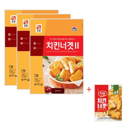 사조오양 치킨너겟 II 1kg, 1개