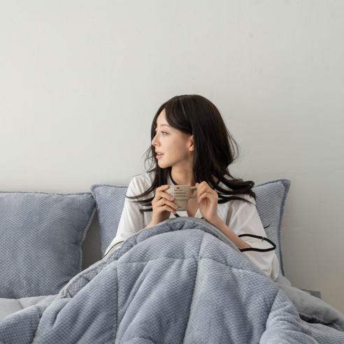 밀스턴 부드러운 파인 극세사 겨울이불