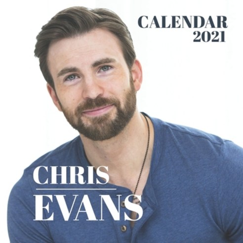 Chris Evans: 2021 Wall Calendar - 8.5"x8.5" 12 Months Paperback, Independently Published, English, 9798560535148